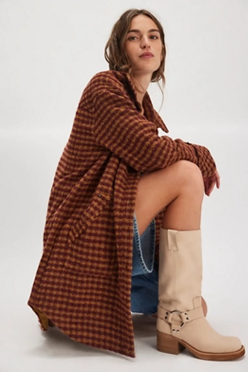 We The Free Get Around Houndstooth Shirt