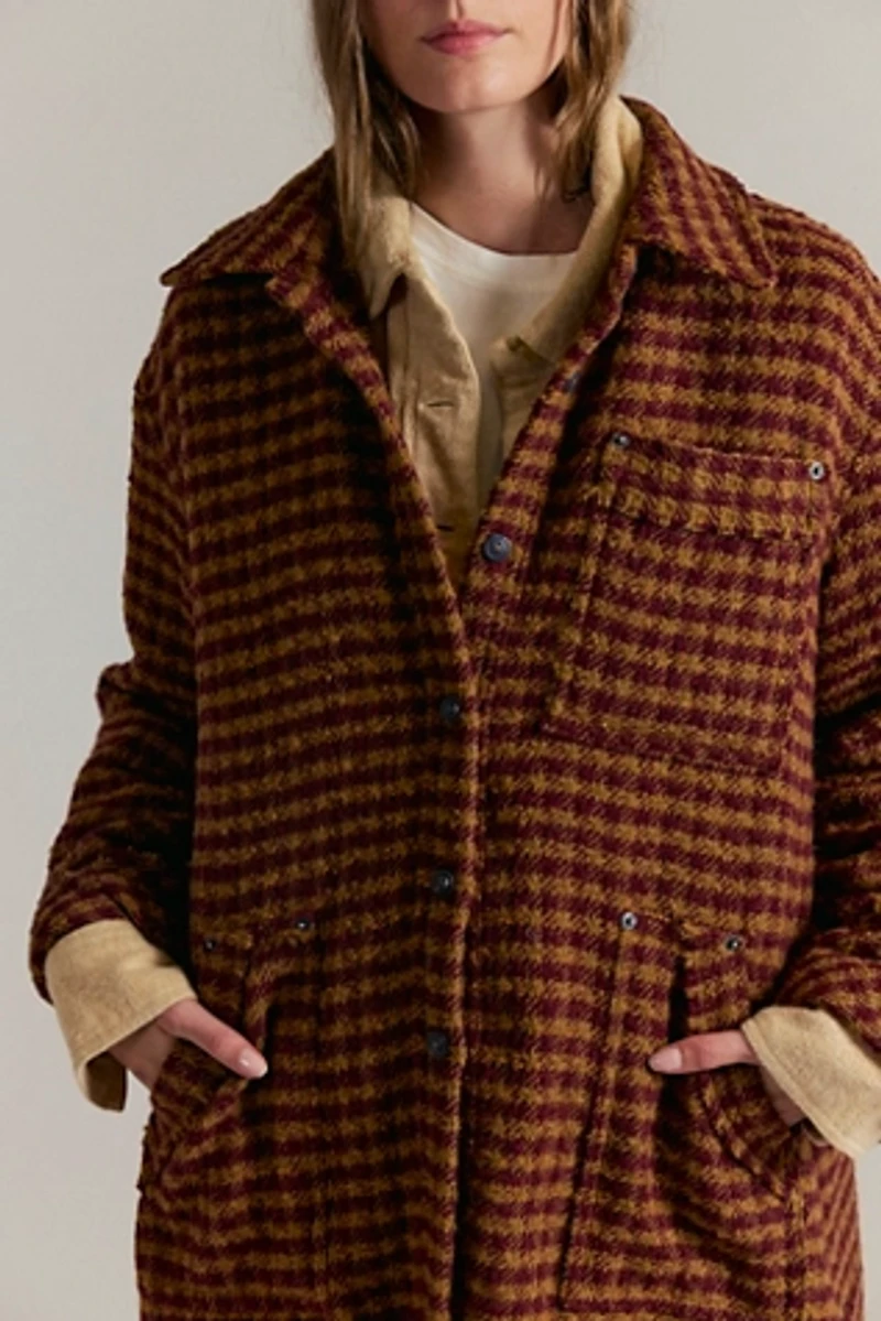 We The Free Get Around Houndstooth Shirt