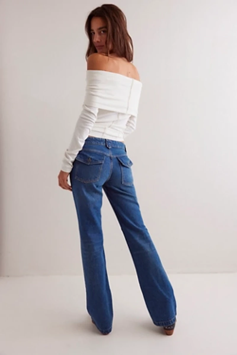 We The Free Flora Low-Rise Bootcut Jeans