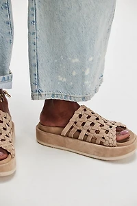 Nadira Suede Flatform Sandals