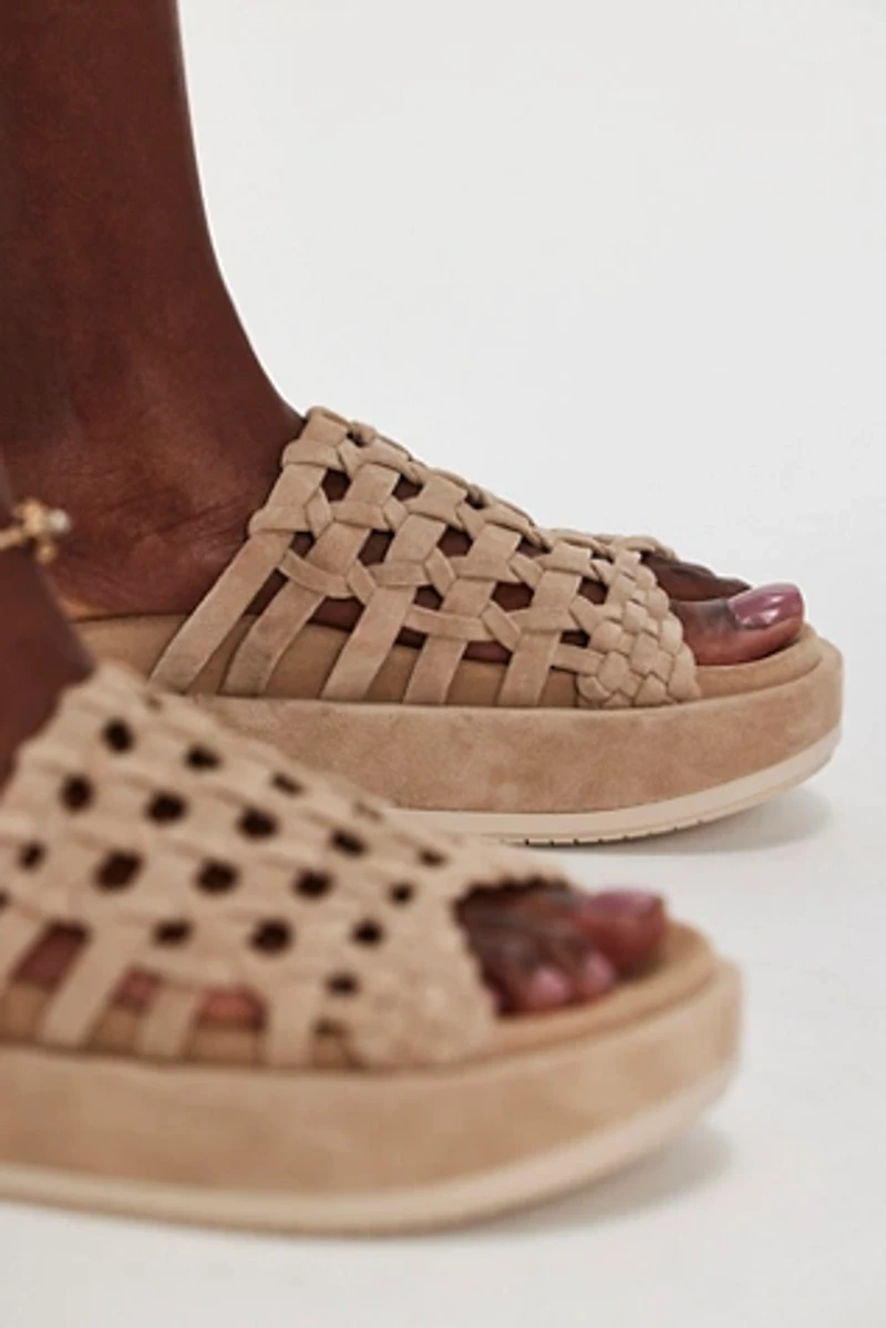 Nadira Suede Flatform Sandals