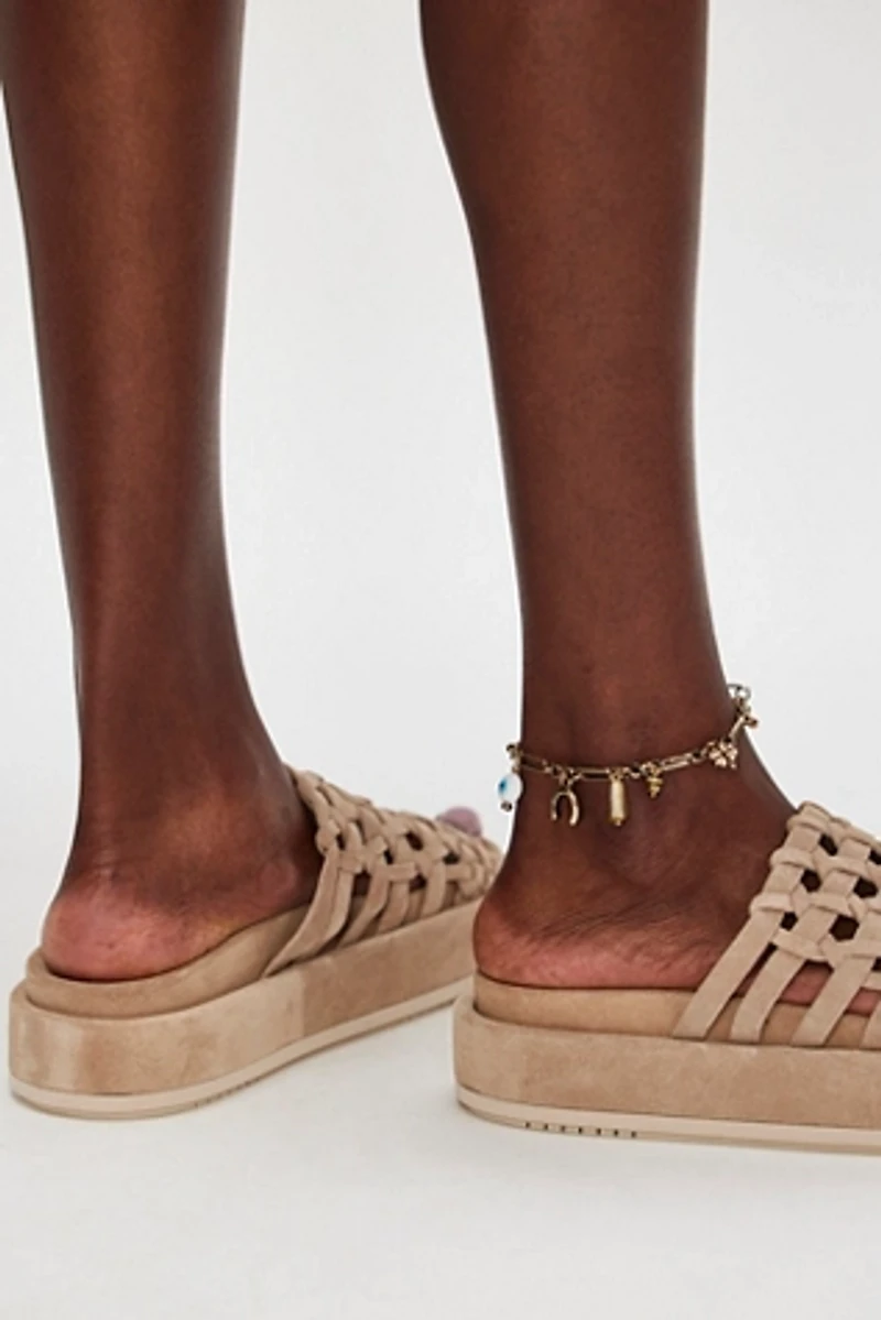 Nadira Suede Flatform Sandals