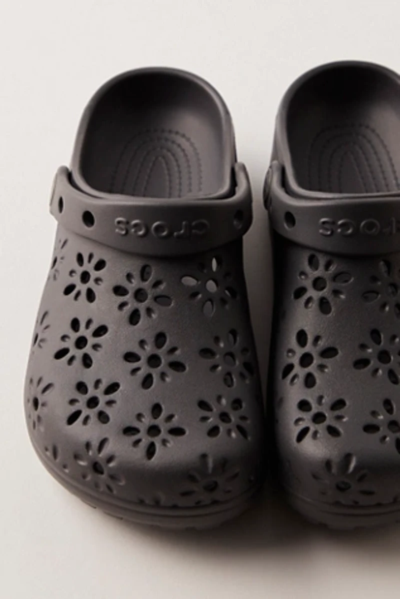 Crocs Classic Floral Cut Clogs