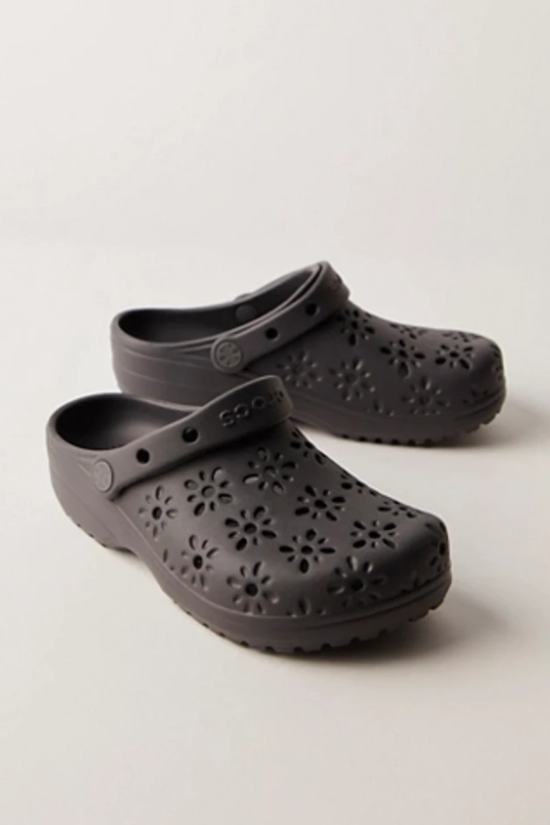 Crocs Classic Floral Cut Clogs