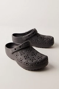 Crocs Classic Floral Cut Clogs