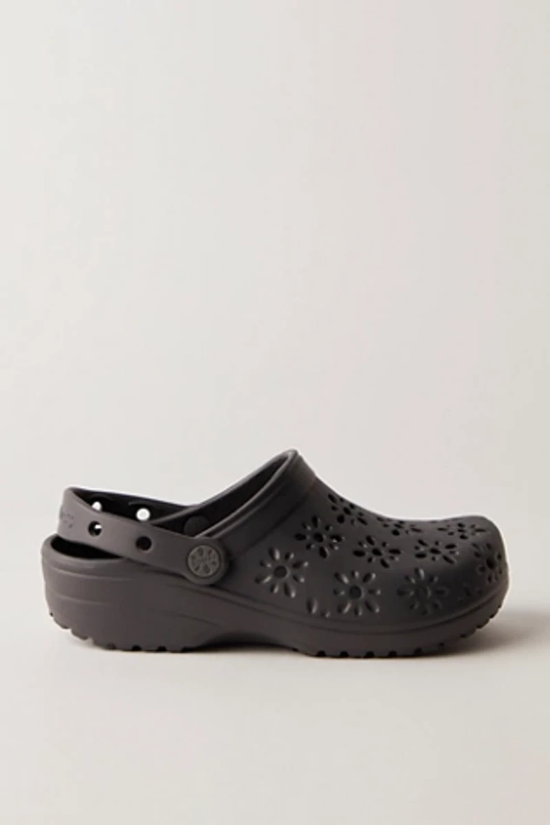 Crocs Classic Floral Cut Clogs