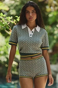 Tropic of C La Plage Cropped Polo