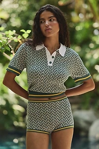 Tropic of C La Plage Cropped Polo