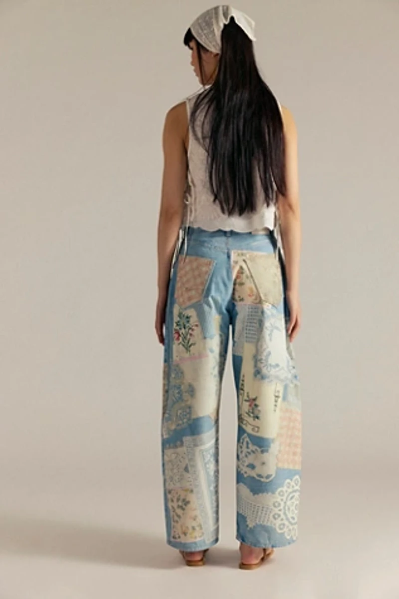 We The Free Illusions Printed Relaxed Jeans