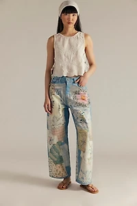 We The Free Illusions Printed Relaxed Jeans