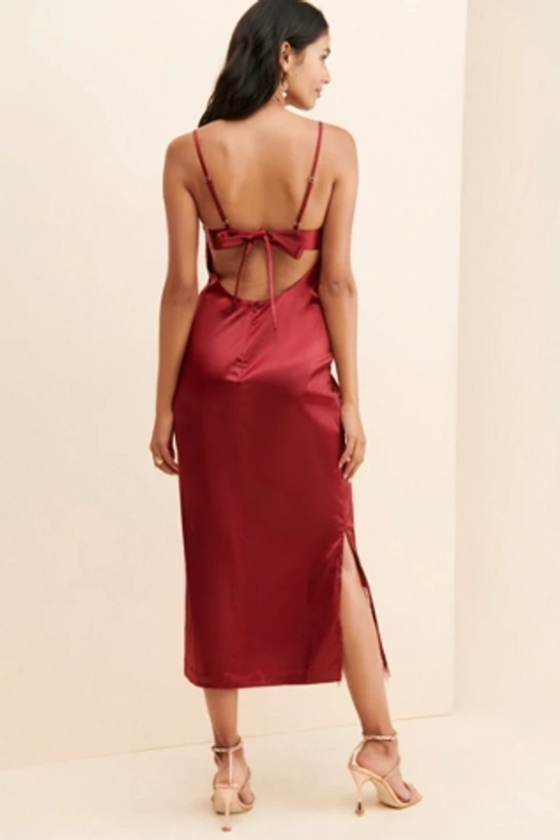 Allina Liu Calla Slip Dress
