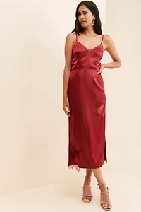 Allina Liu Calla Slip Dress