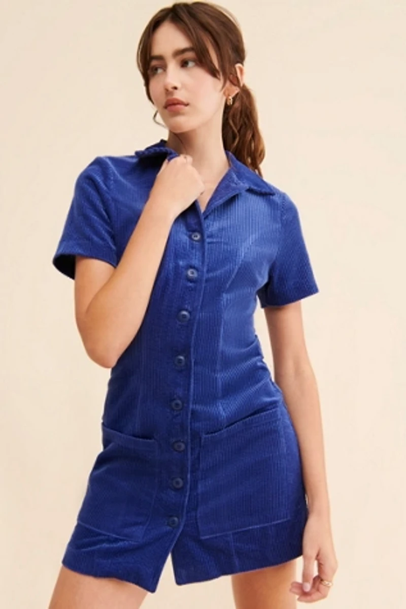 Rolla's Francoise Corduroy Dress