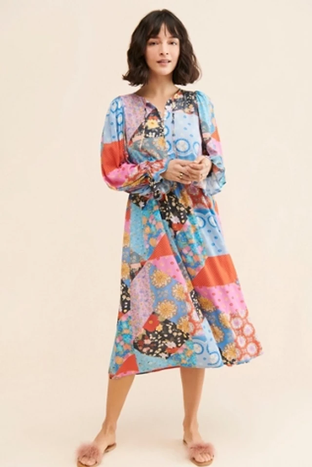 spell solstice boho midi dress SPELL Solstice Linen Soiree Dress