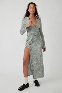 Shayla Wrap Midi Dress