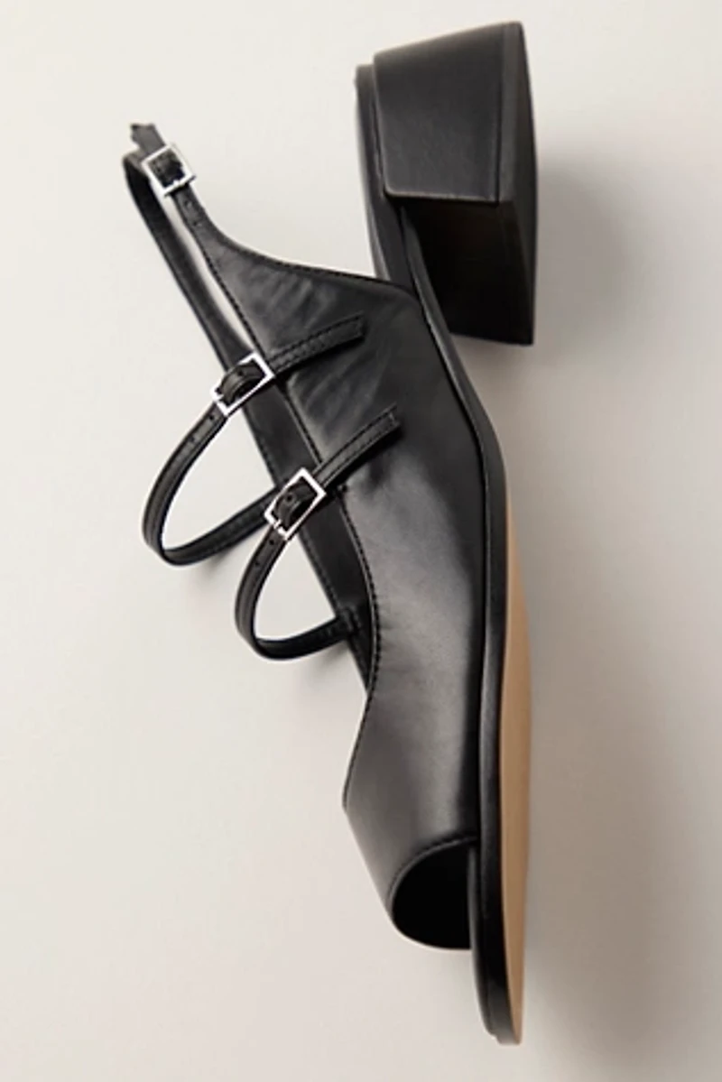 Just Peachy Slingback Heels