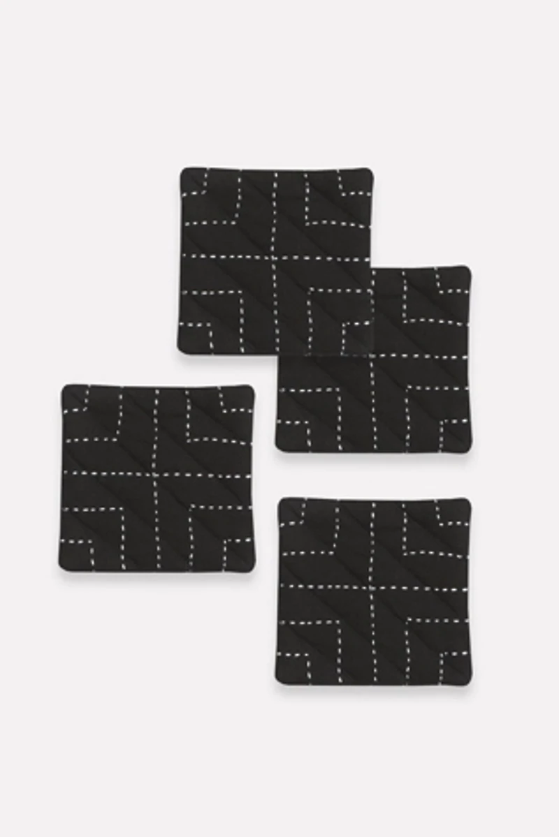 Anchal Fabric Coaster Set