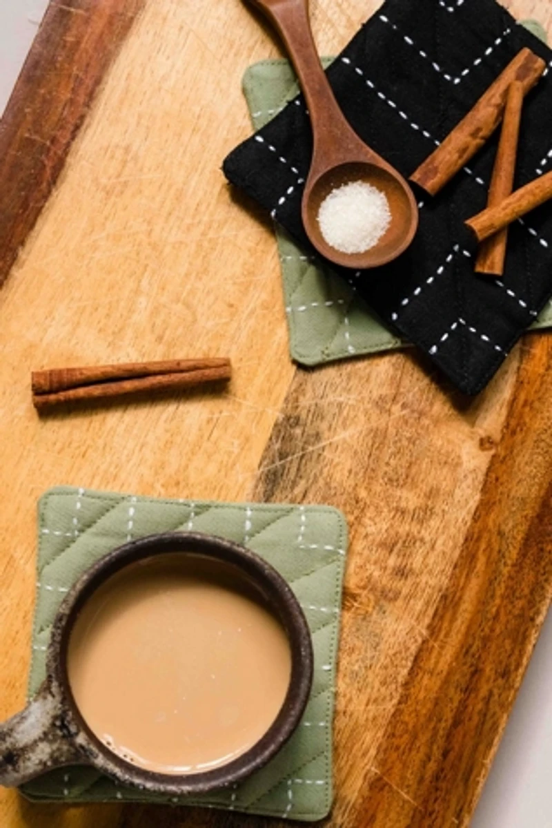 Anchal Fabric Coaster Set