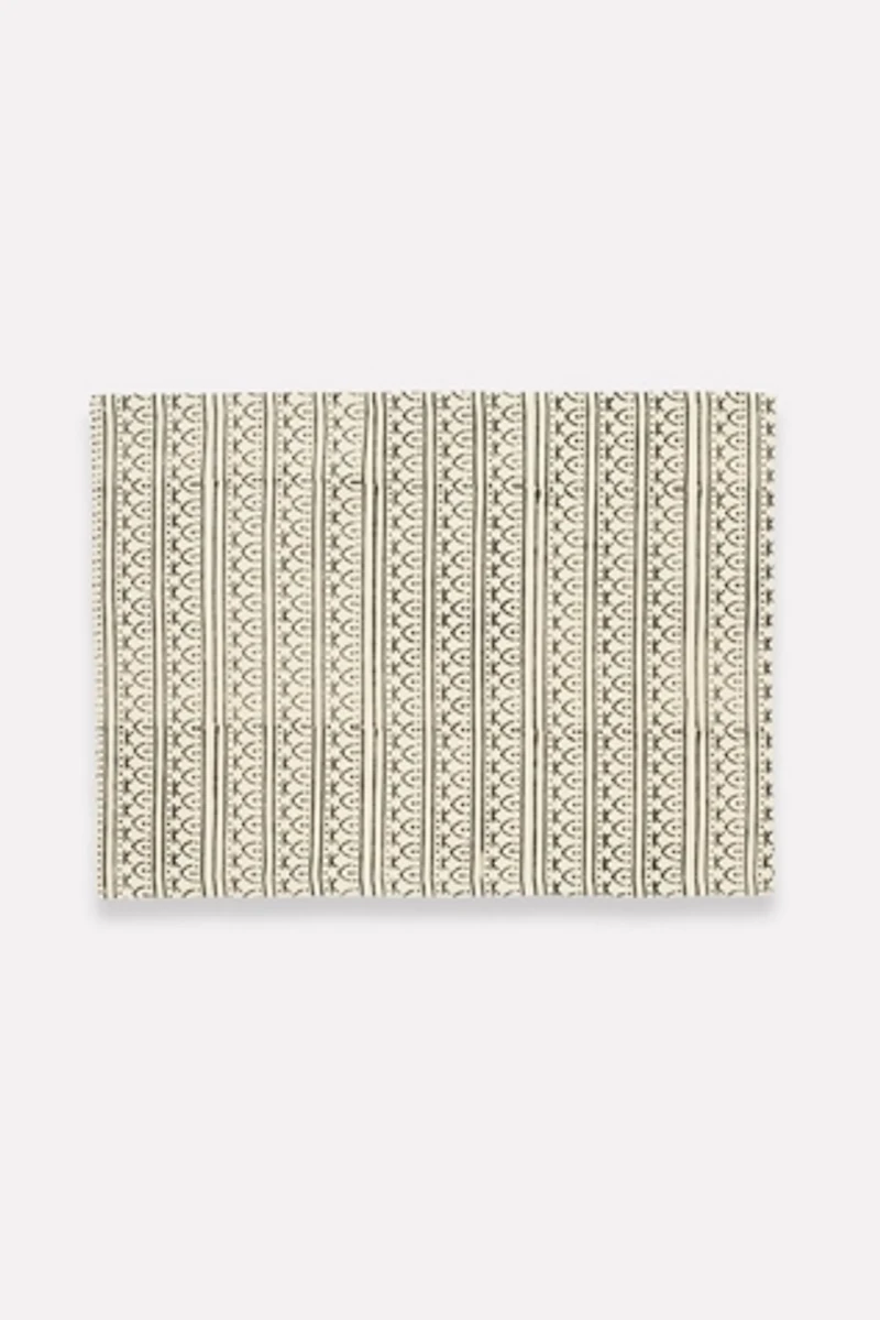 Anchal Graphic Block Print Placemats - Set of 2