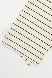 Anchal Stripe Block Print Napkins - Set of 2
