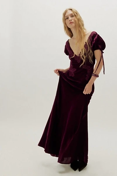 Nigel Preston Velvet Maxi Dress