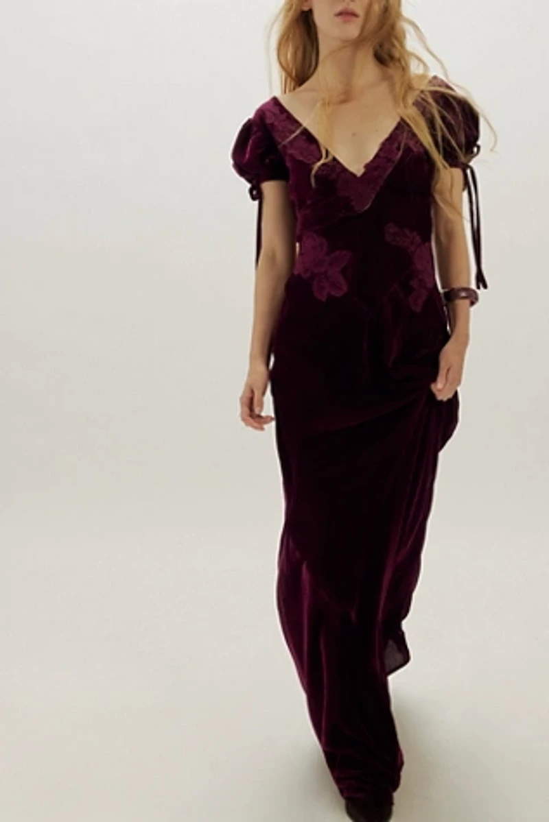 Nigel Preston Velvet Maxi Dress
