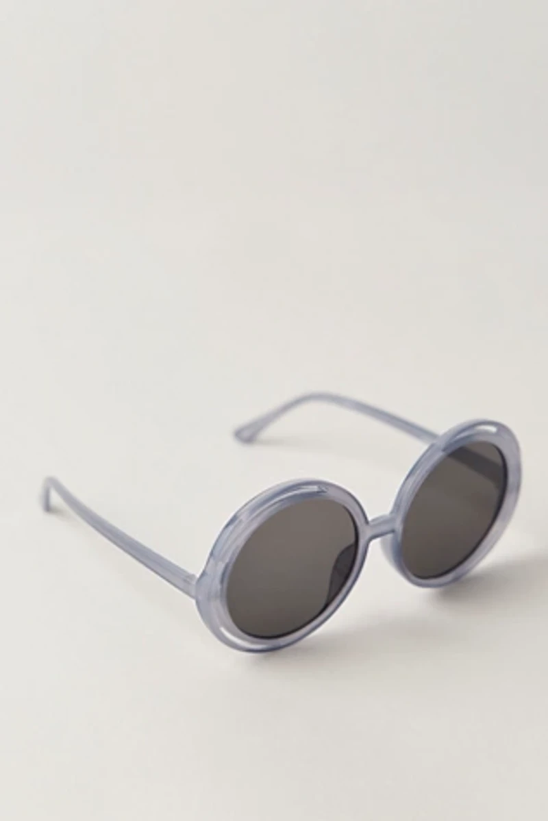 Wavy Baby Round Oversized Sunglasses