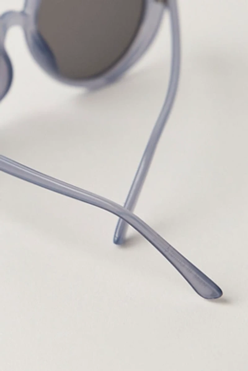 Wavy Baby Round Oversized Sunglasses