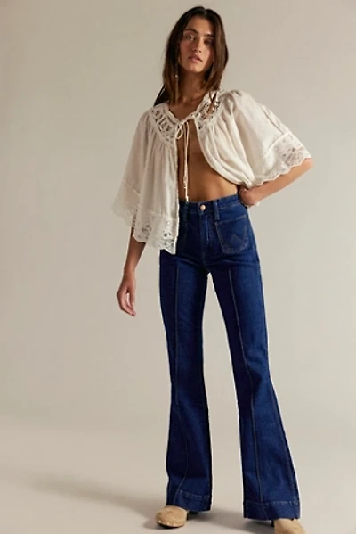 Wrangler x Lainey Wilson Bare Back Pintuck Flare Jeans