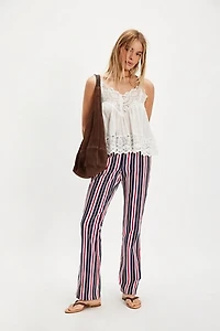 Wrangler x Lainey Wilson Striped Flare Jeans