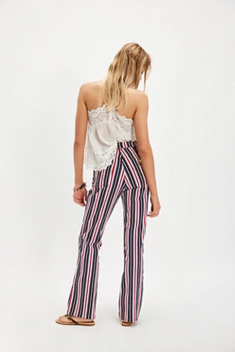 Wrangler x Lainey Wilson Striped Flare Jeans