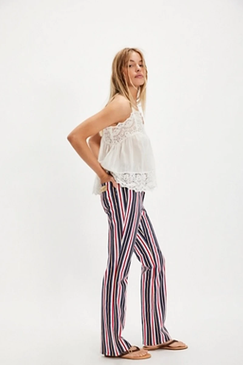 Wrangler x Lainey Wilson Striped Flare Jeans