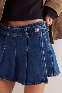 We The Free Stephie Denim Skort