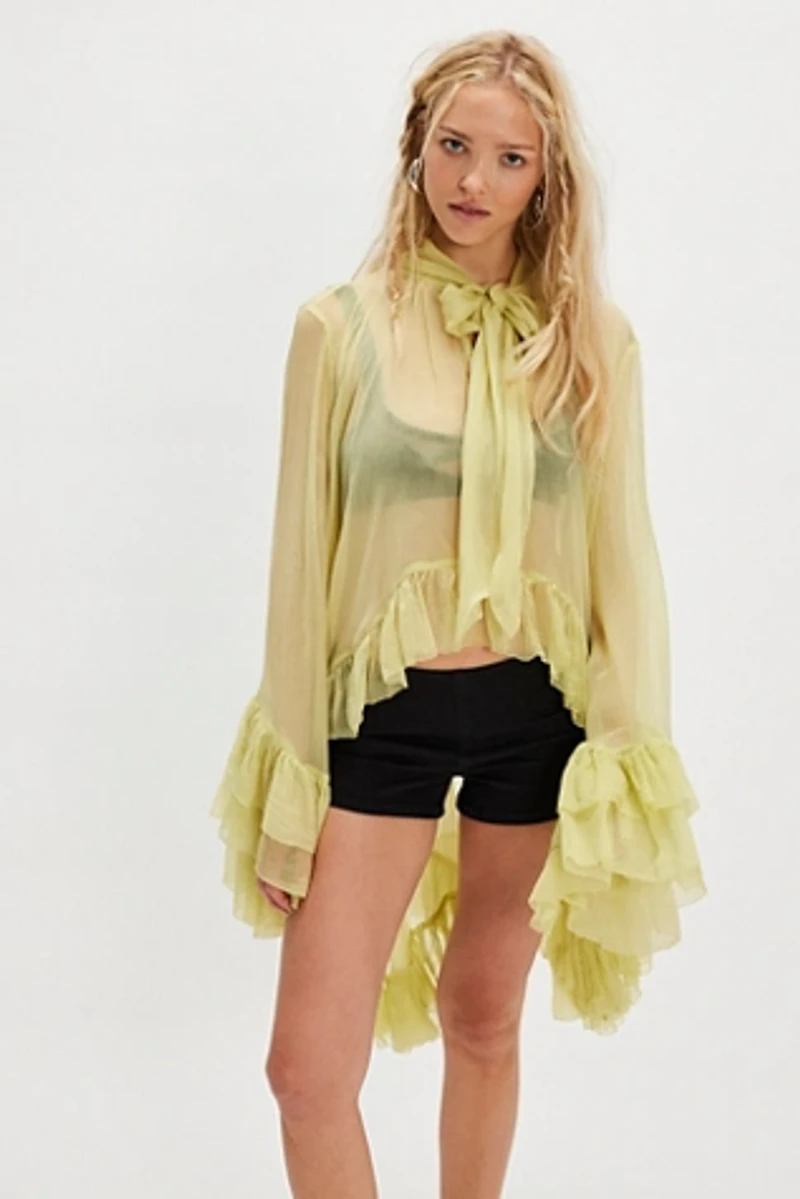 Full Sleeve Frill Top