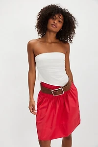 Peyton Pintuck Midi Skirt