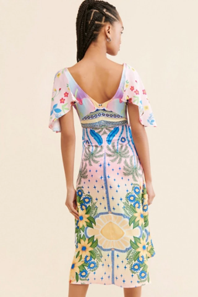 sachin & babi sienna stretch satin midi dress Sachin & Babi Sienna Stretch Satin Midi Dress