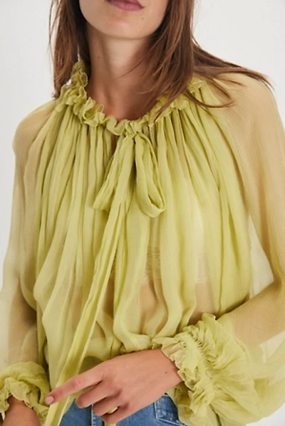 Chiffon Bow Top