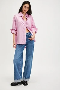 Lee Striped Button-Down
