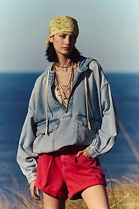 We The Free Casey Denim Pullover