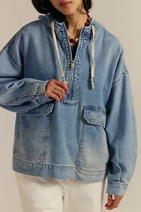 We The Free Casey Denim Pullover