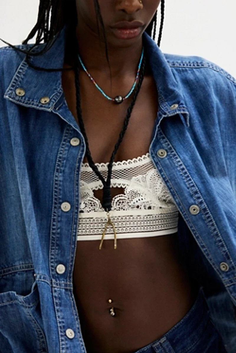 Alkemie Wishbone Braided Necklace