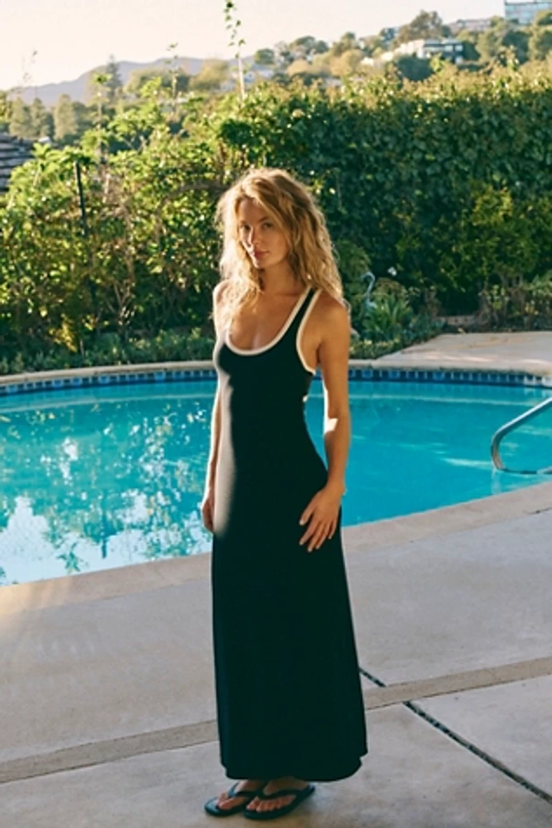Good Feels Open Back Midi Dress
