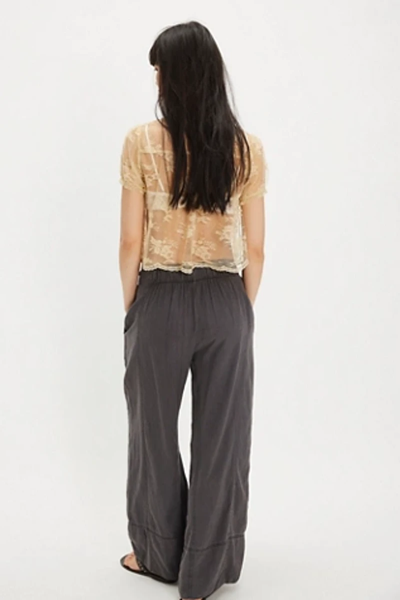 Day's End Linen Pull-On Pants