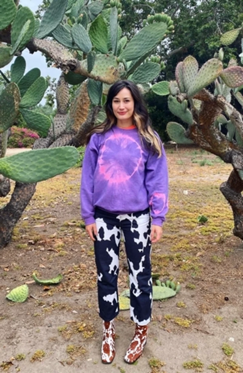 Layli Dyes Hard Return To Center Tie Dyed Sweatshirt
