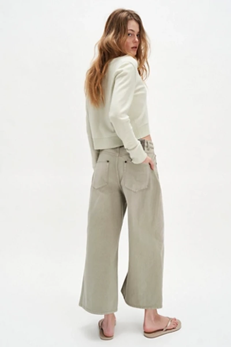 OneTeaspoon Cropped Love Machines Jeans