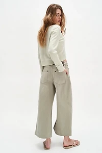 OneTeaspoon Cropped Love Machines Jeans