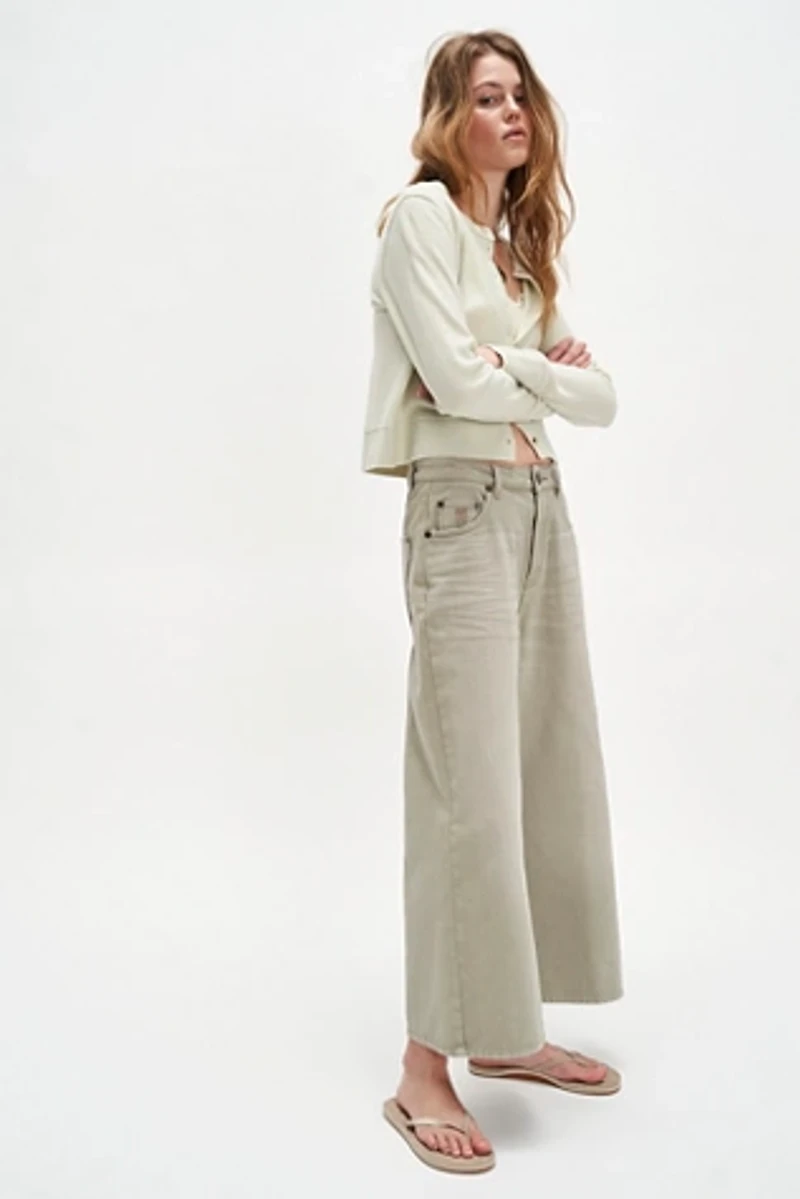 OneTeaspoon Cropped Love Machines Jeans