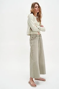 OneTeaspoon Cropped Love Machines Jeans