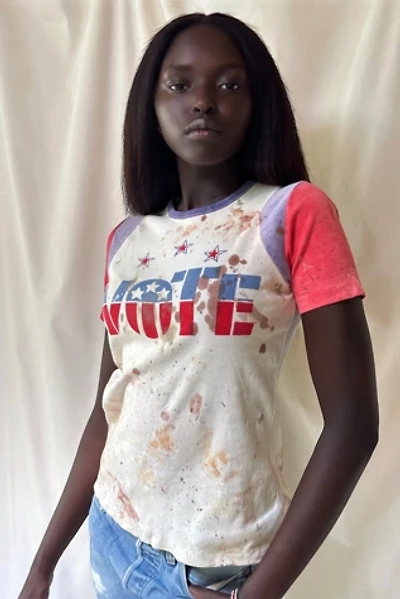 VINTAGE 1960’S VOTE PAINTER T-SHIRT Selected By Afterlife Boutique