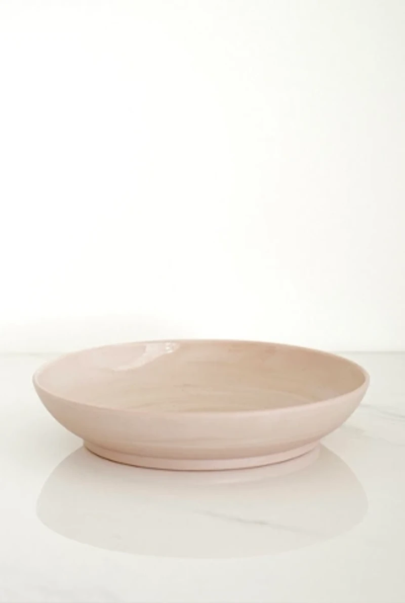 Ren Vois Blush Marble Pasta Bowls- Set of 2
